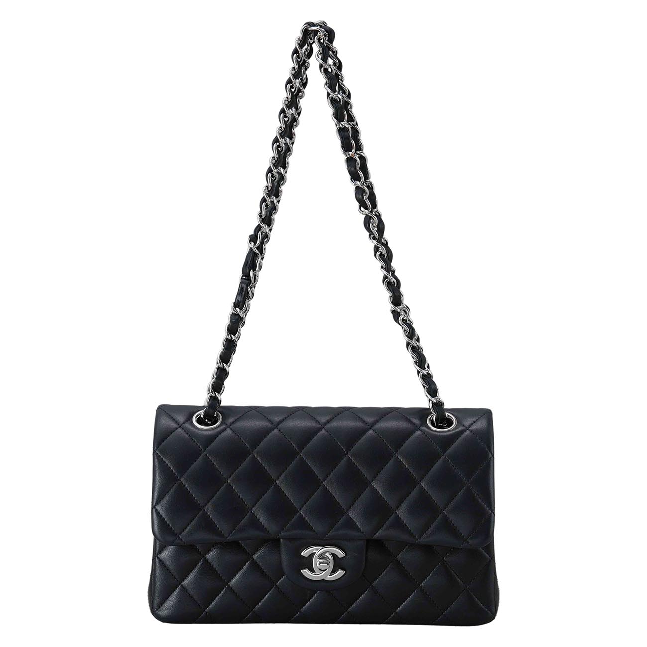 CHANEL(USED)샤넬 클래식 램스킨 스몰 블랙