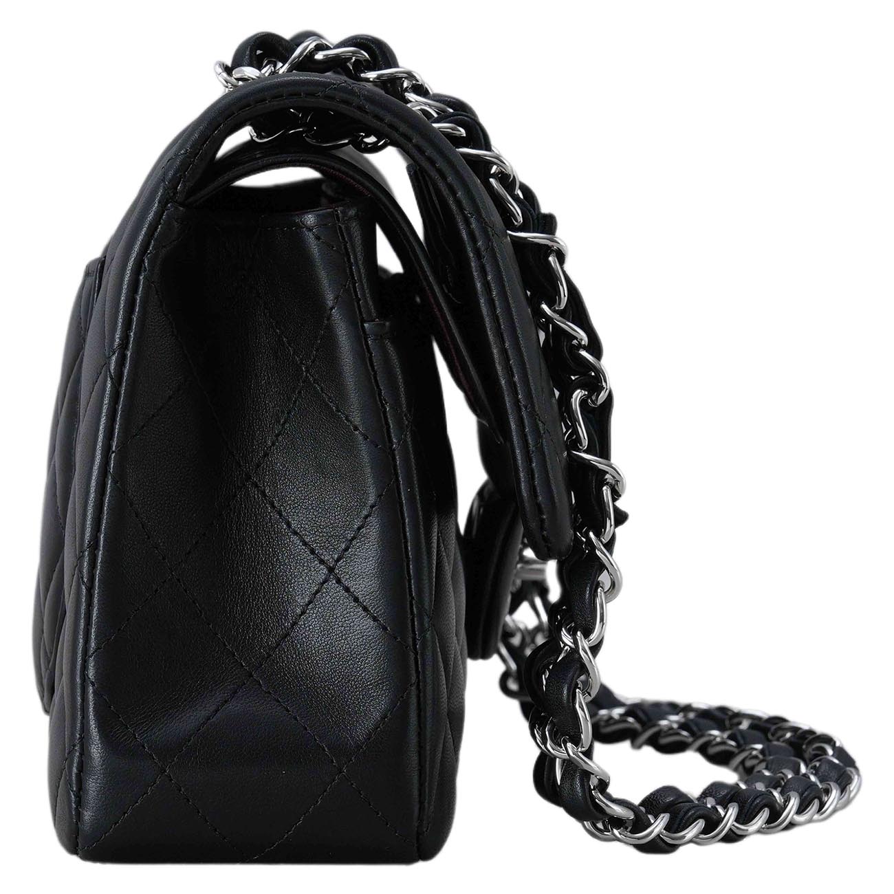 CHANEL(USED)샤넬 클래식 램스킨 스몰 블랙