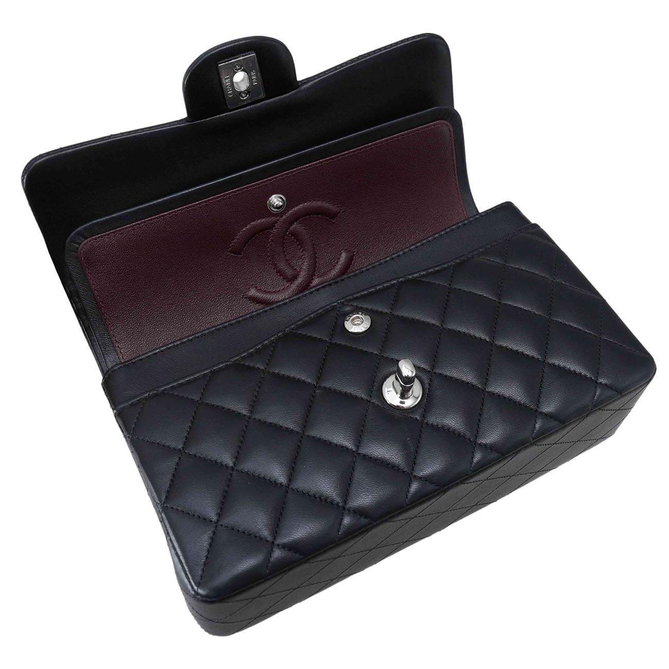 CHANEL(USED)샤넬 클래식 램스킨 스몰 블랙