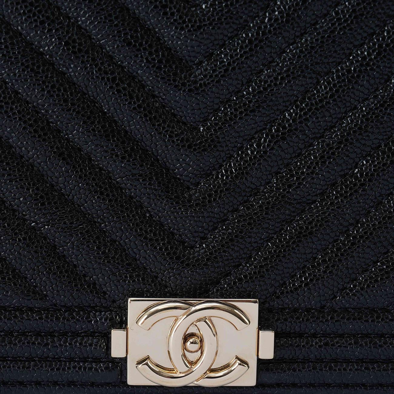 CHANEL(USED)샤넬 캐비어 쉐브론 보이샤넬 WOC