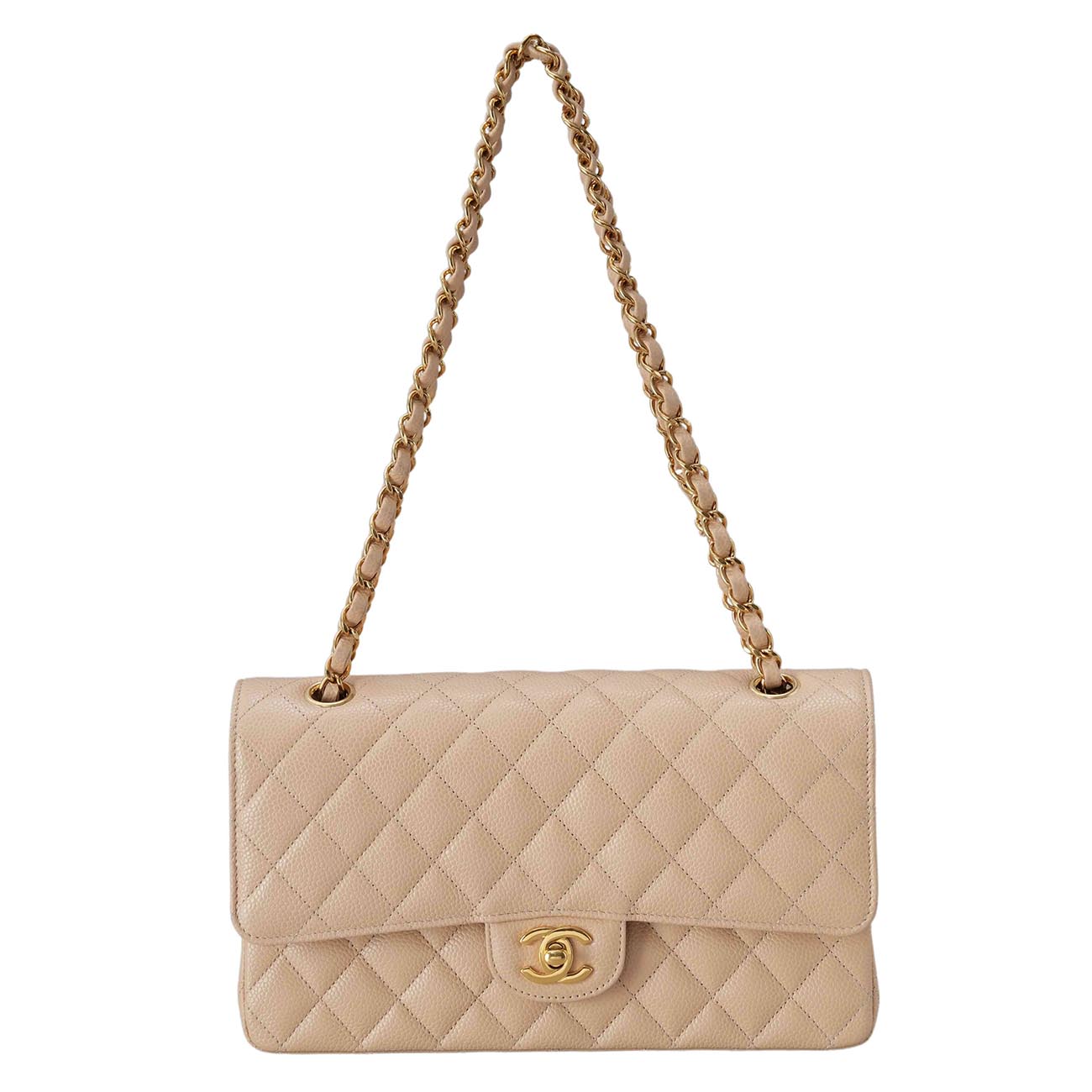 CHANEL(USED)샤넬 캐비어 클래식 미듐 플랩백