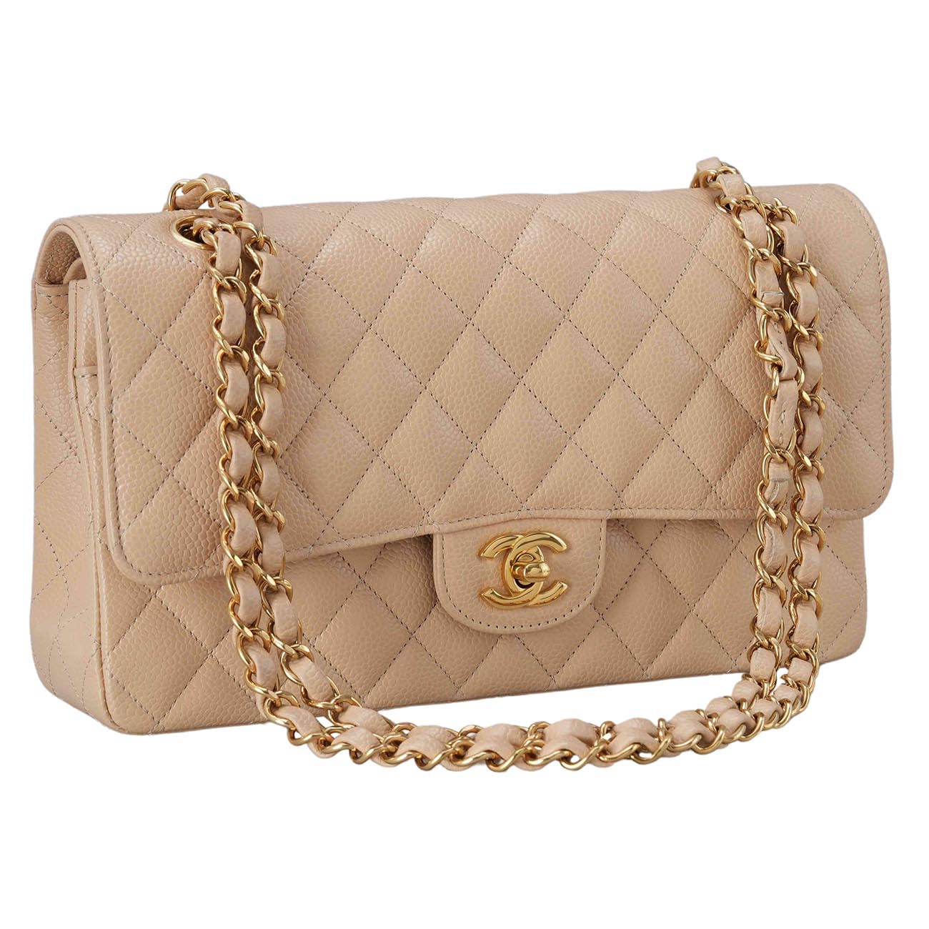 CHANEL(USED)샤넬 캐비어 클래식 미듐 플랩백