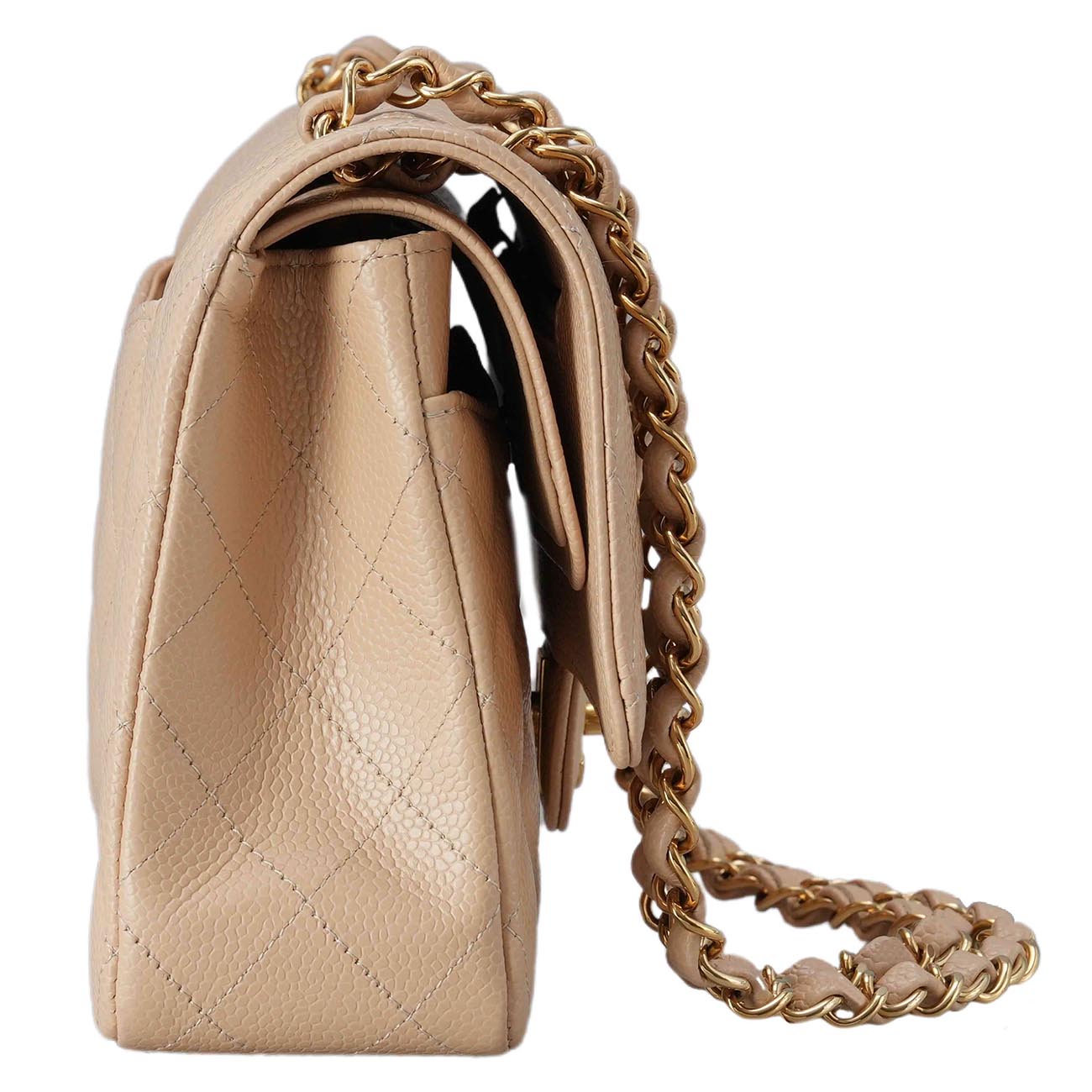 CHANEL(USED)샤넬 캐비어 클래식 미듐 플랩백