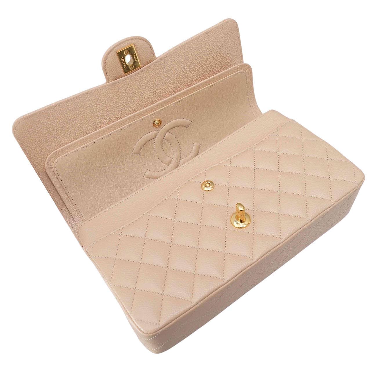 CHANEL(USED)샤넬 캐비어 클래식 미듐 플랩백