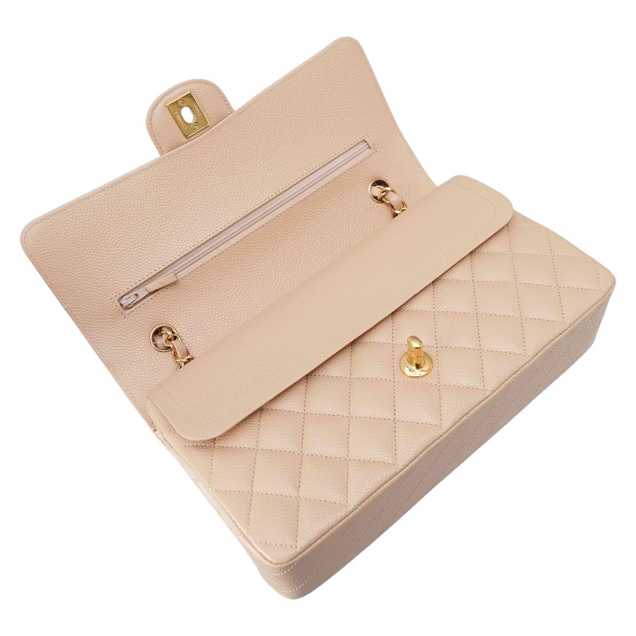 CHANEL(USED)샤넬 캐비어 클래식 미듐 플랩백
