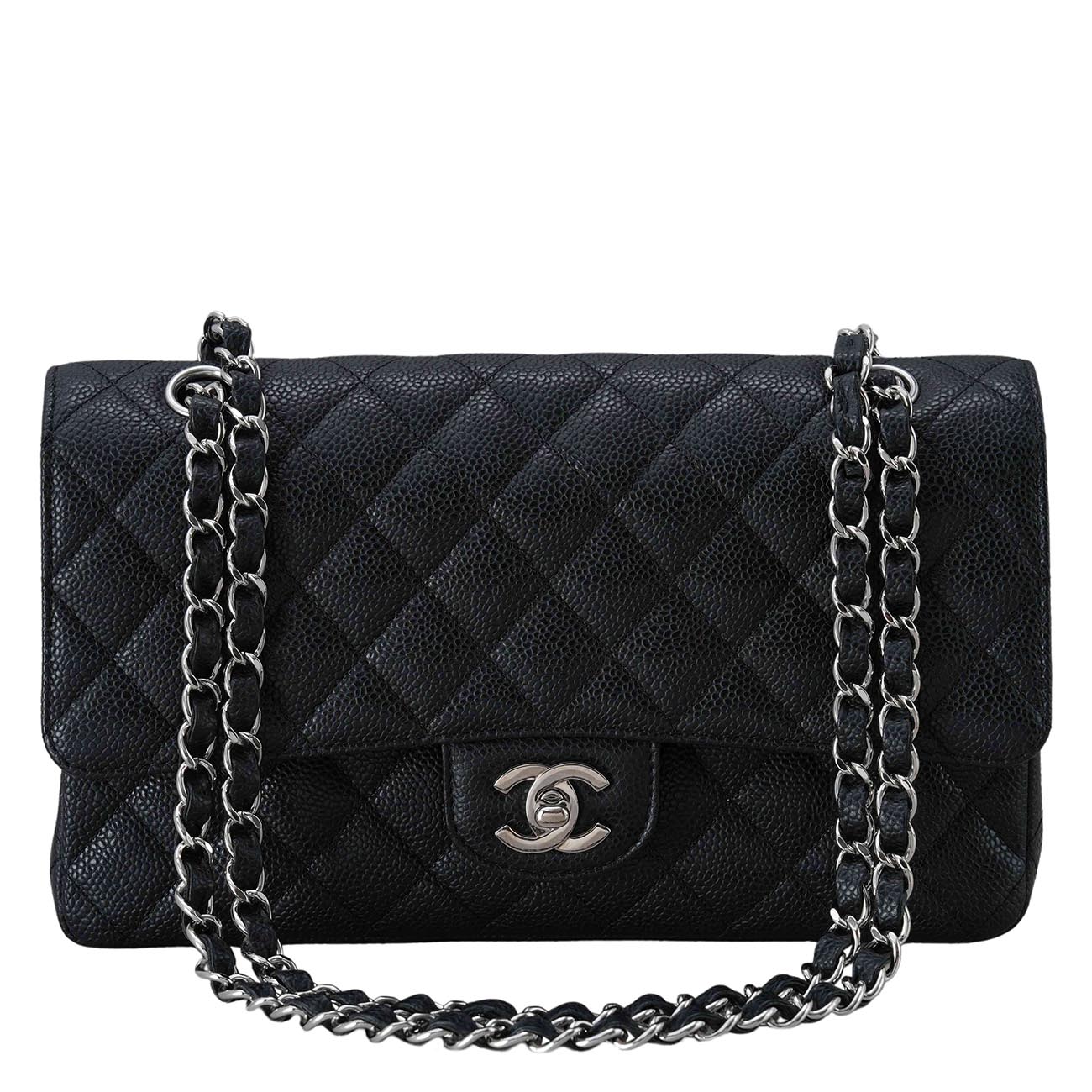 CHANEL(USED)샤넬 캐비어 클래식 미듐 플랩백