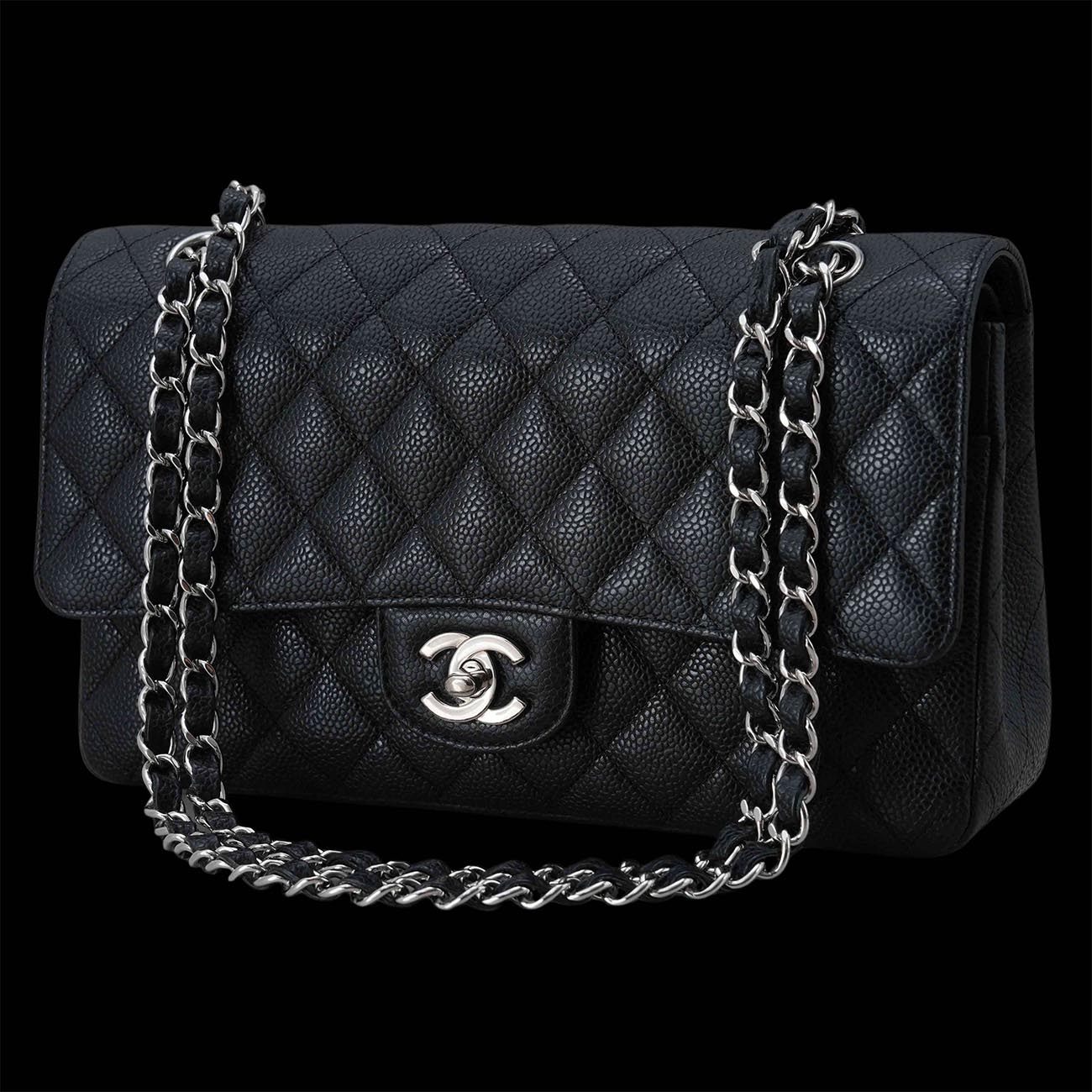 CHANEL(USED)샤넬 캐비어 클래식 미듐 플랩백