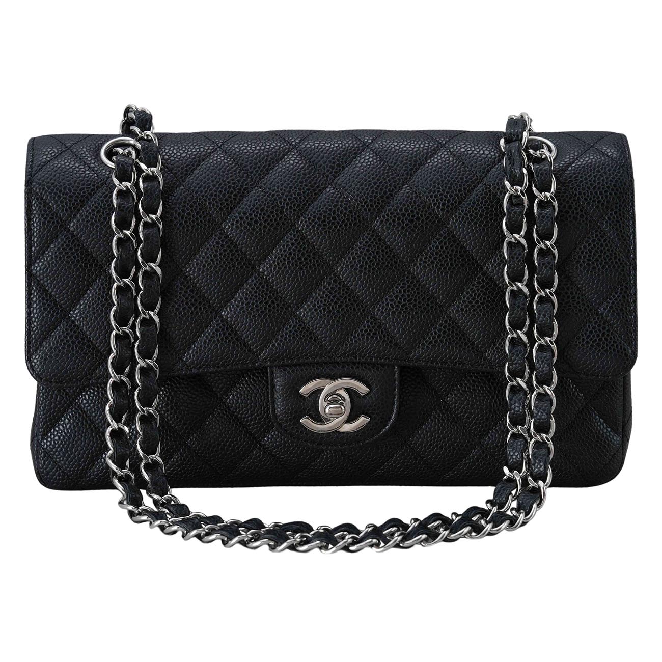 CHANEL(USED)샤넬 캐비어 클래식 미듐 플랩백