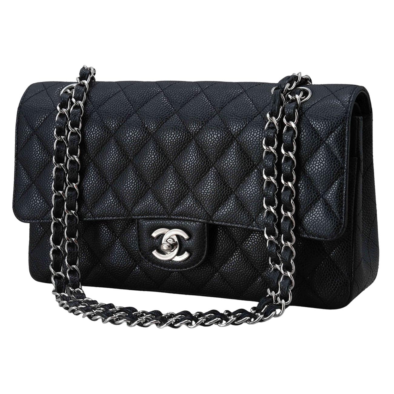 CHANEL(USED)샤넬 캐비어 클래식 미듐 플랩백