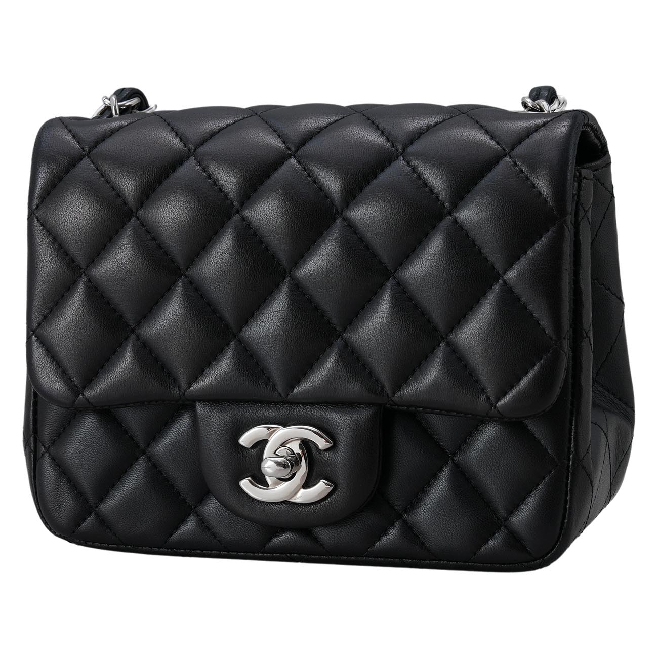 CHANEL(USED)샤넬 클래식 램스킨 쁘띠삭