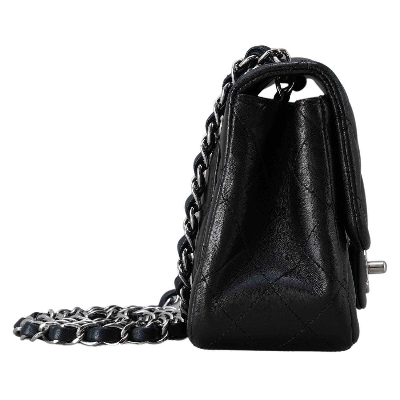 CHANEL(USED)샤넬 클래식 램스킨 쁘띠삭