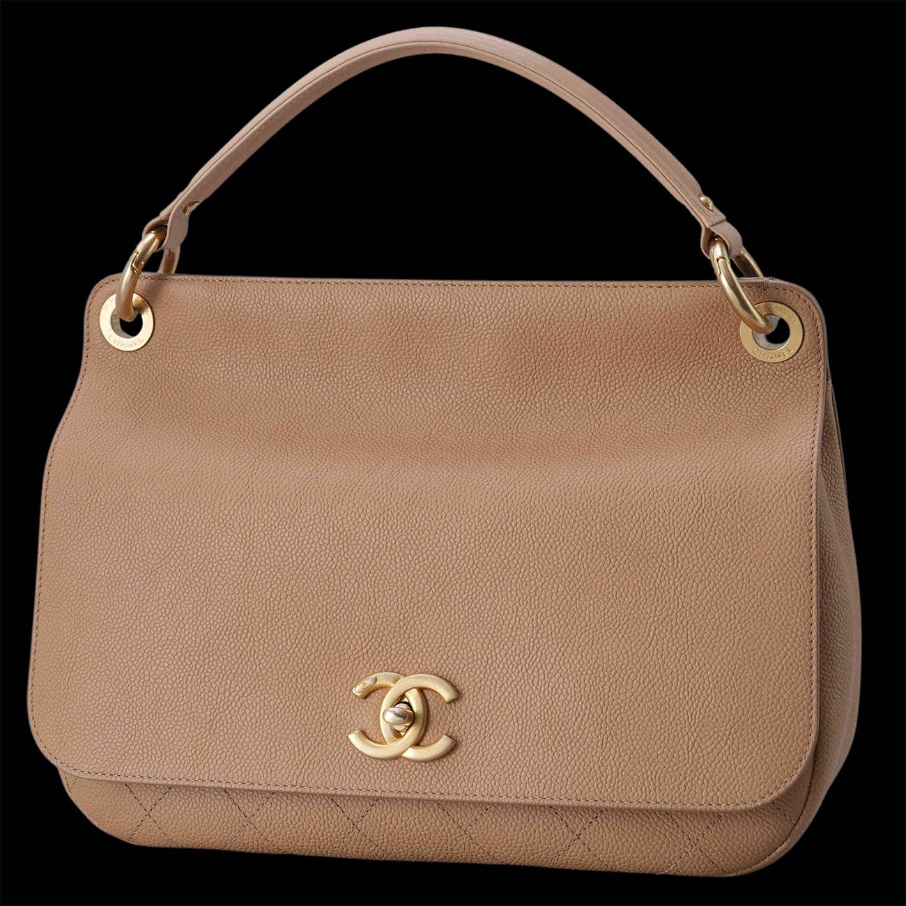 CHANEL(USED)샤넬 CC 턴락 플랩 체인 숄더백