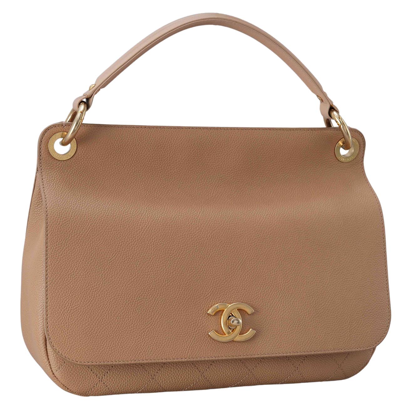 CHANEL(USED)샤넬 CC 턴락 플랩 체인 숄더백