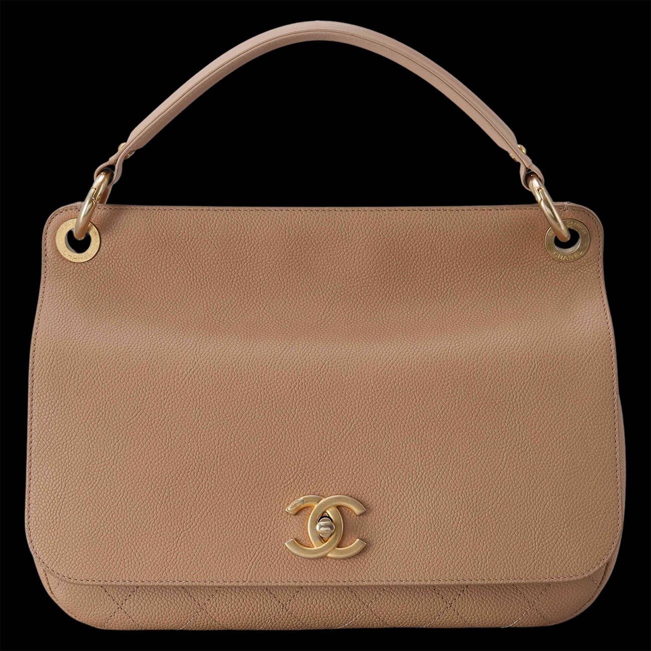 CHANEL(USED)샤넬 CC 턴락 플랩 체인 숄더백