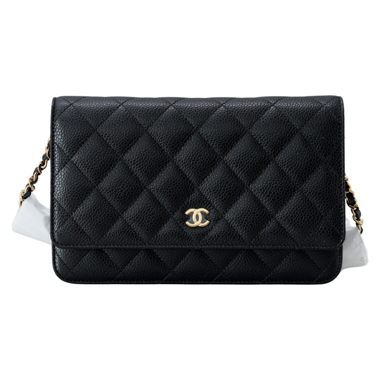 CHANEL(USED)샤넬 시즌 클래식 캐비어 WOC