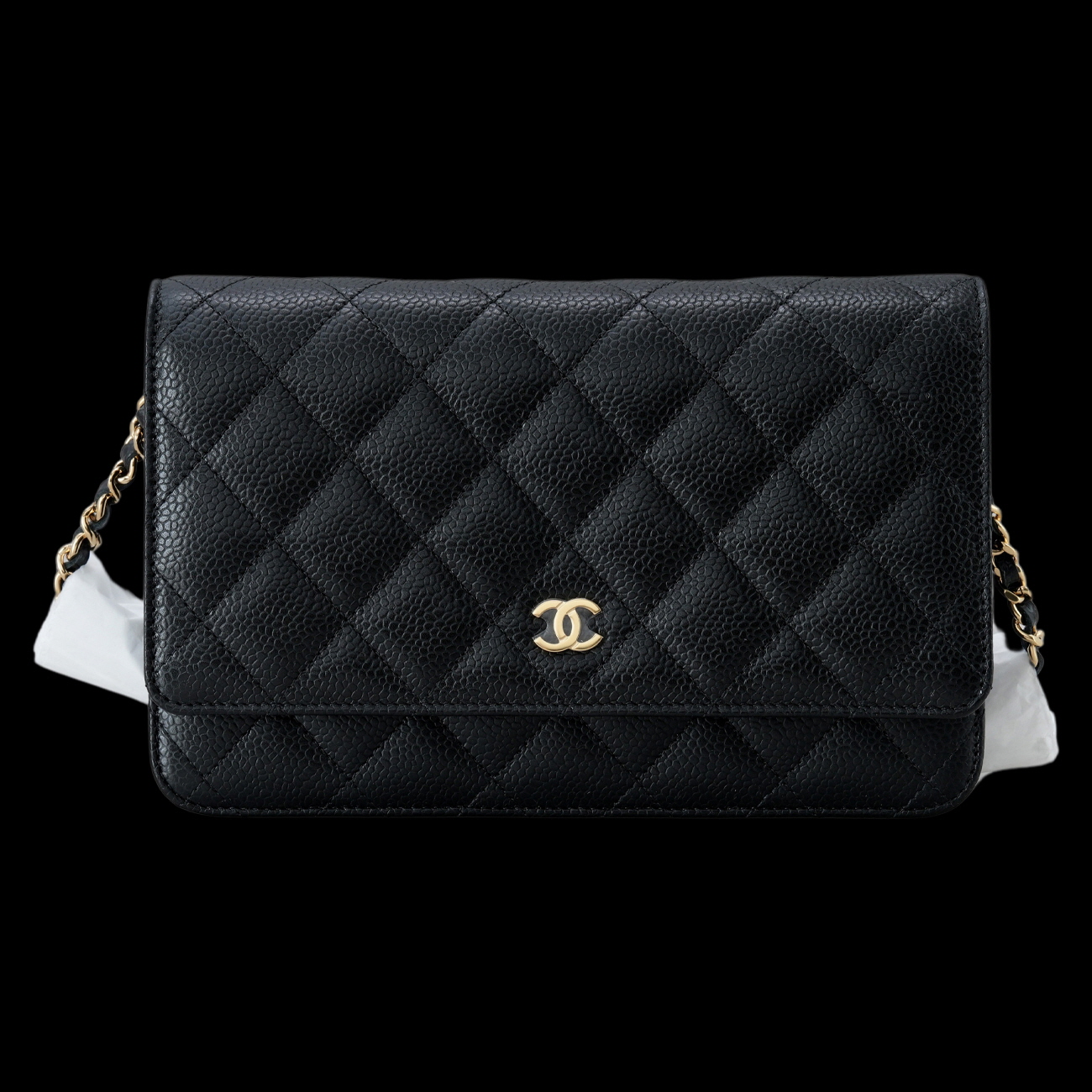 CHANEL(USED)샤넬 시즌 클래식 캐비어 WOC