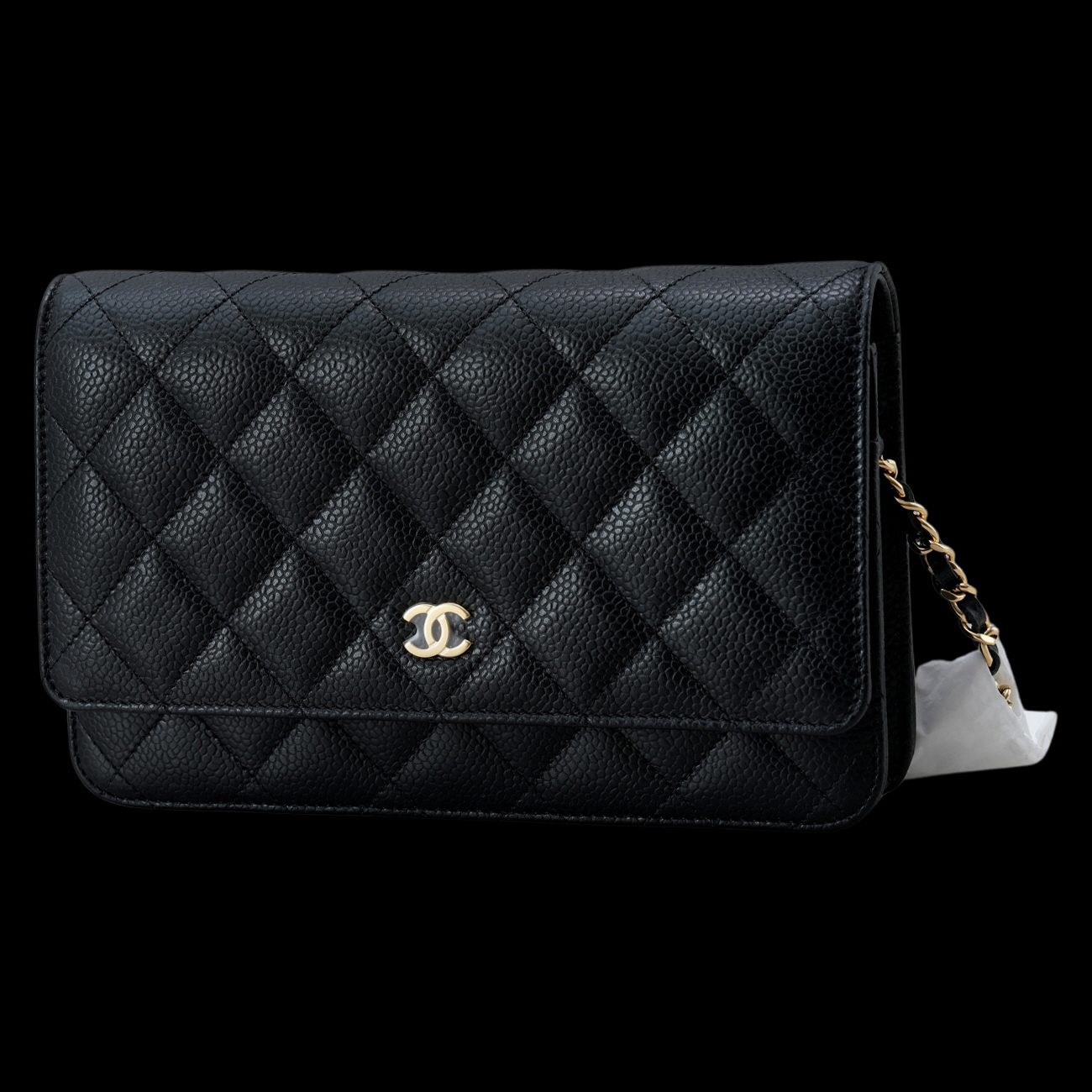 CHANEL(USED)샤넬 시즌 클래식 캐비어 WOC