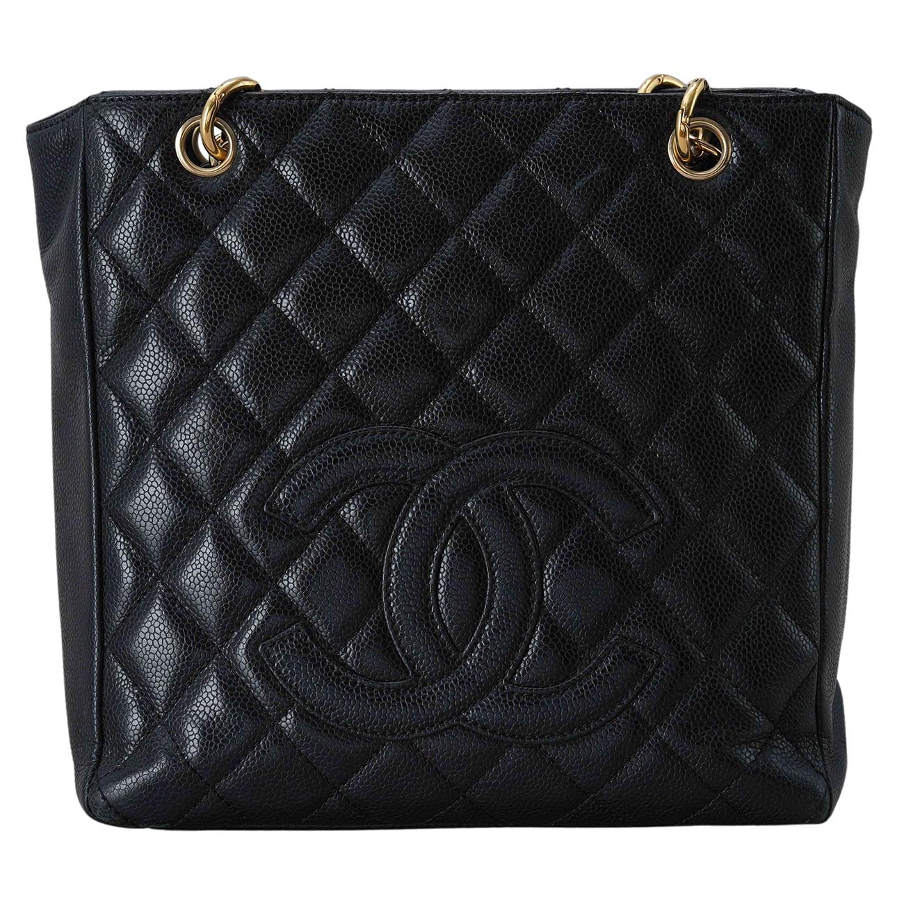 CHANEL(USED)샤넬 캐비어 쁘띠 쇼핑 토트백