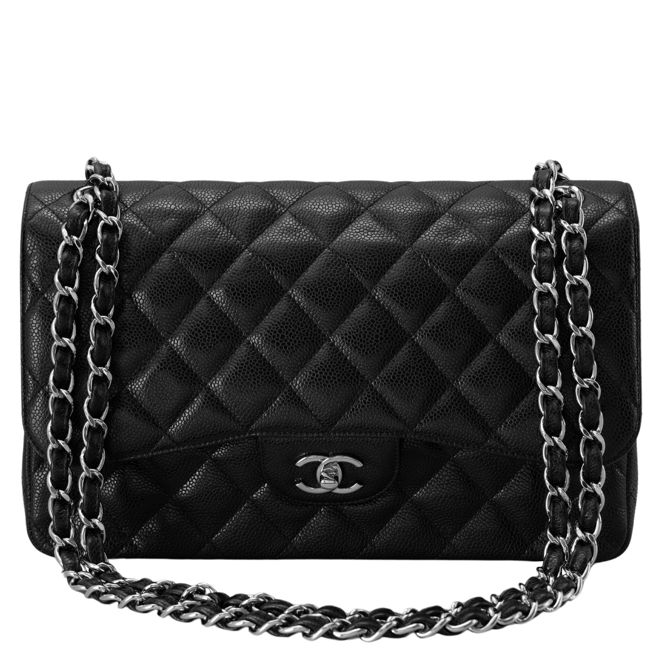 CHANEL(USED)샤넬 캐비어 클래식 점보 플랩백