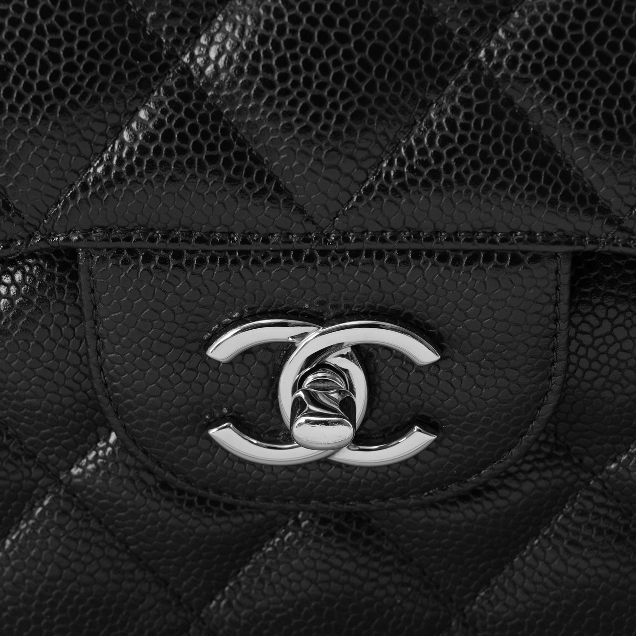 CHANEL(USED)샤넬 캐비어 클래식 점보 플랩백
