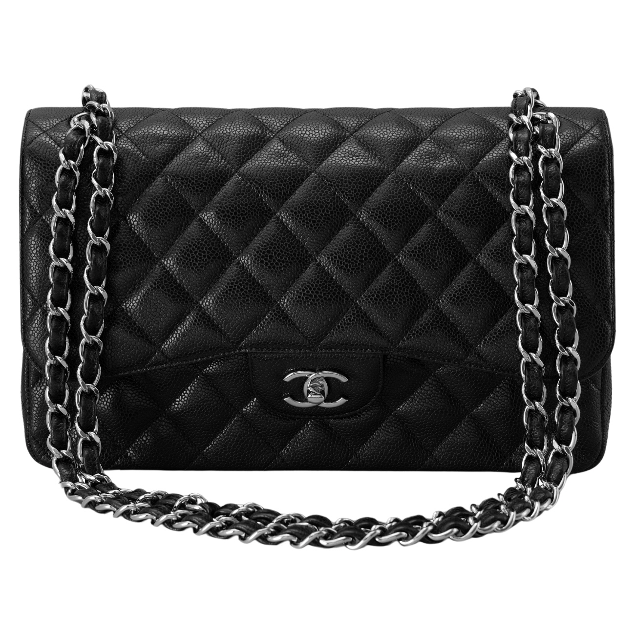 CHANEL(USED)샤넬 캐비어 클래식 점보 플랩백