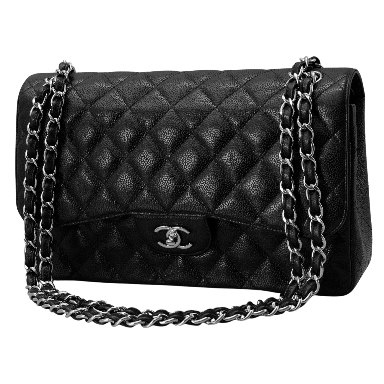 CHANEL(USED)샤넬 캐비어 클래식 점보 플랩백