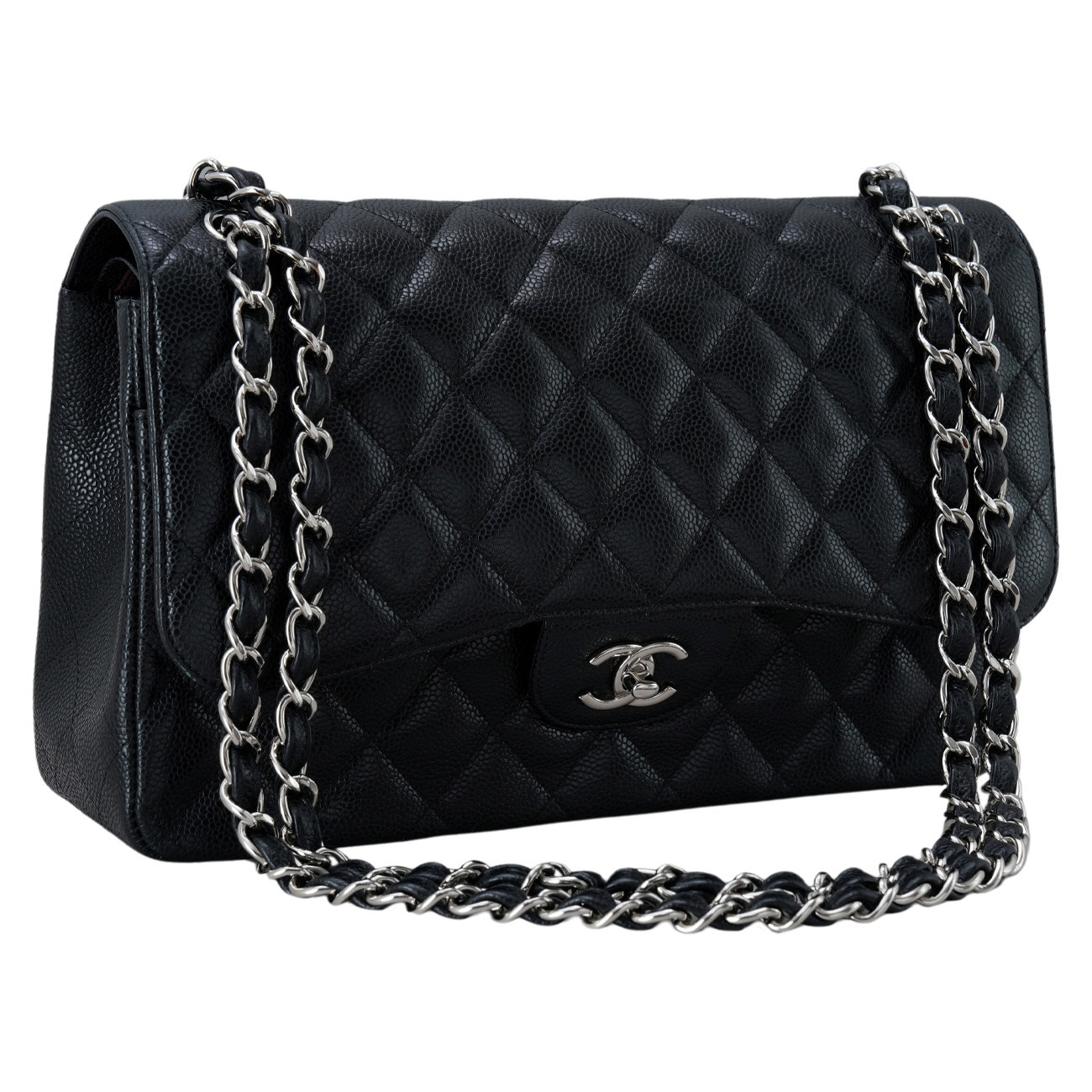 CHANEL(USED)샤넬 캐비어 클래식 점보 플랩백