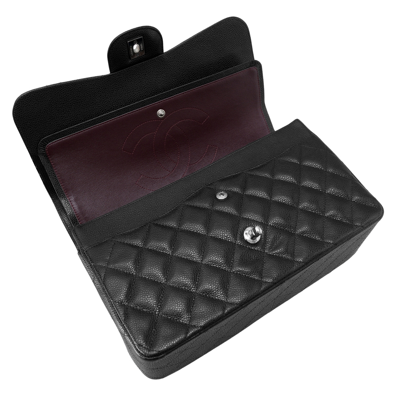 CHANEL(USED)샤넬 캐비어 클래식 점보 플랩백