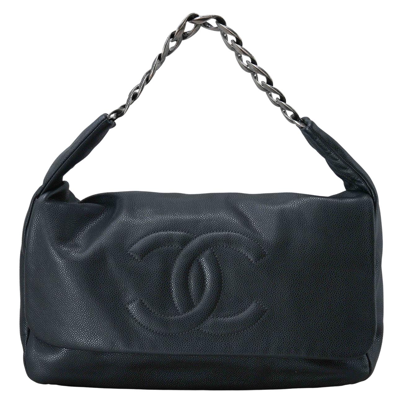 CHANEL(USED)샤넬 시즌 CC로고 체인 토트백