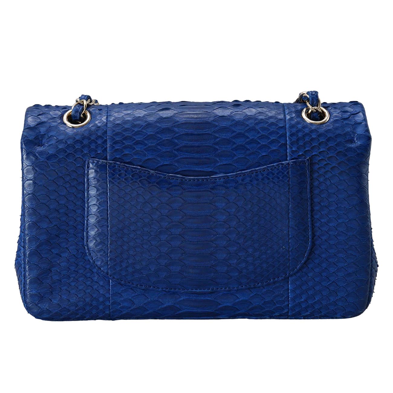 CHANEL(USED)샤넬 클래식 파이톤 미듐