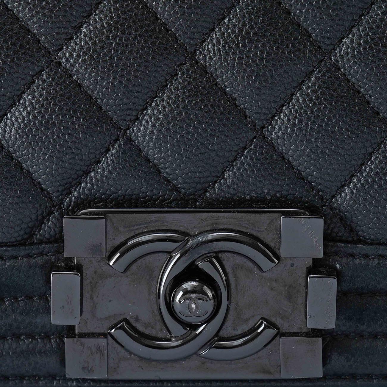 CHANEL(USED)샤넬 보이샤넬 캐비어 스몰 세라믹
