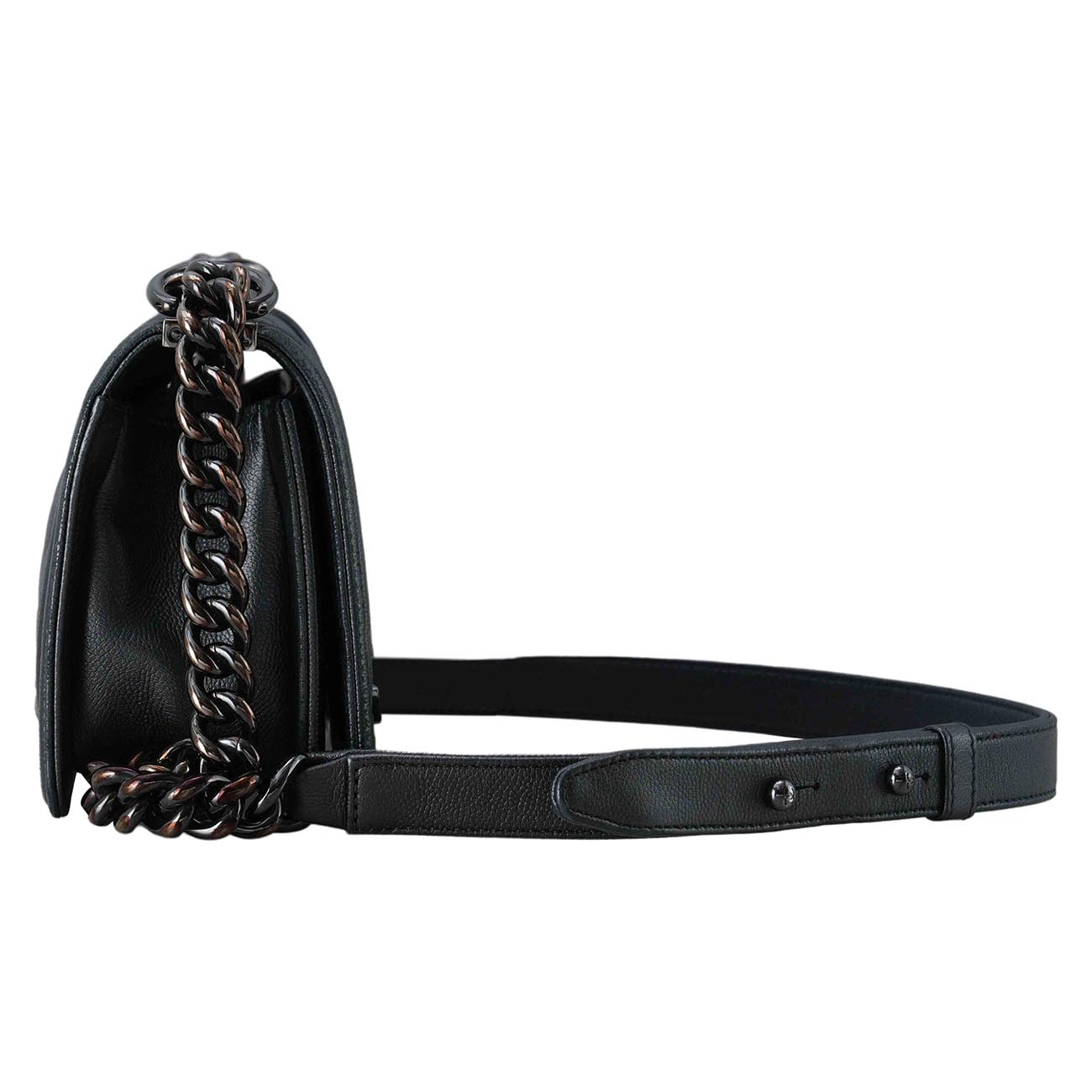 CHANEL(USED)샤넬 보이샤넬 캐비어 스몰 세라믹