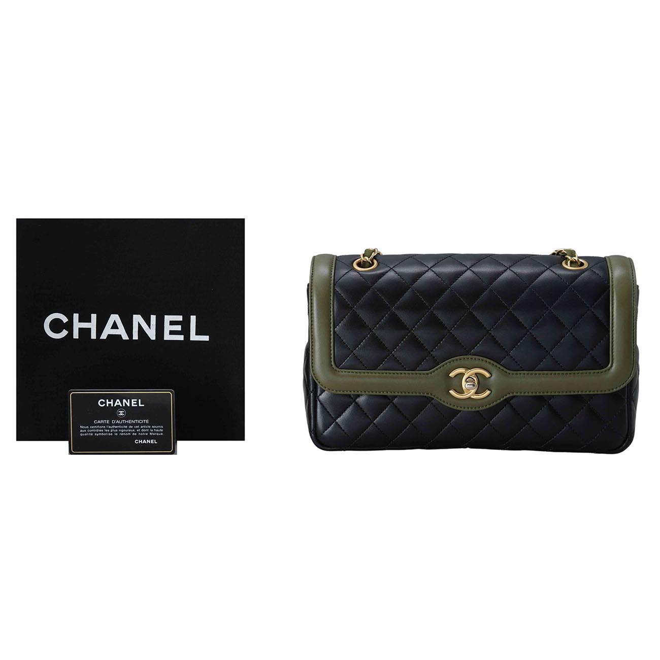 CHANEL(USED)샤넬 시즌 플랩 체인 숄더백
