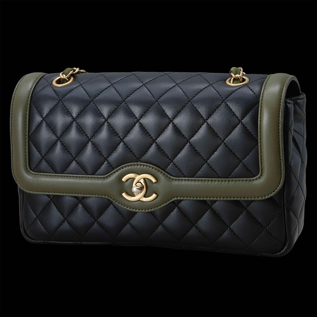 CHANEL(USED)샤넬 시즌 플랩 체인 숄더백