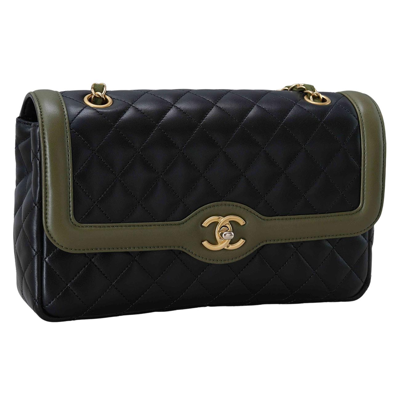 CHANEL(USED)샤넬 시즌 플랩 체인 숄더백