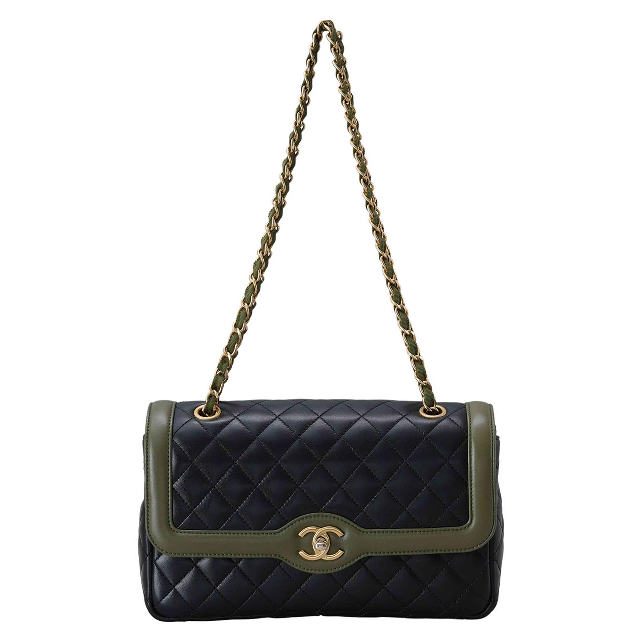 CHANEL(USED)샤넬 시즌 플랩 체인 숄더백