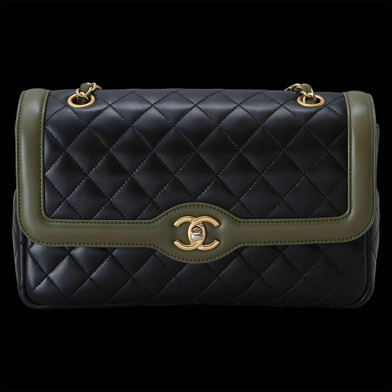 CHANEL(USED)샤넬 시즌 플랩 체인 숄더백