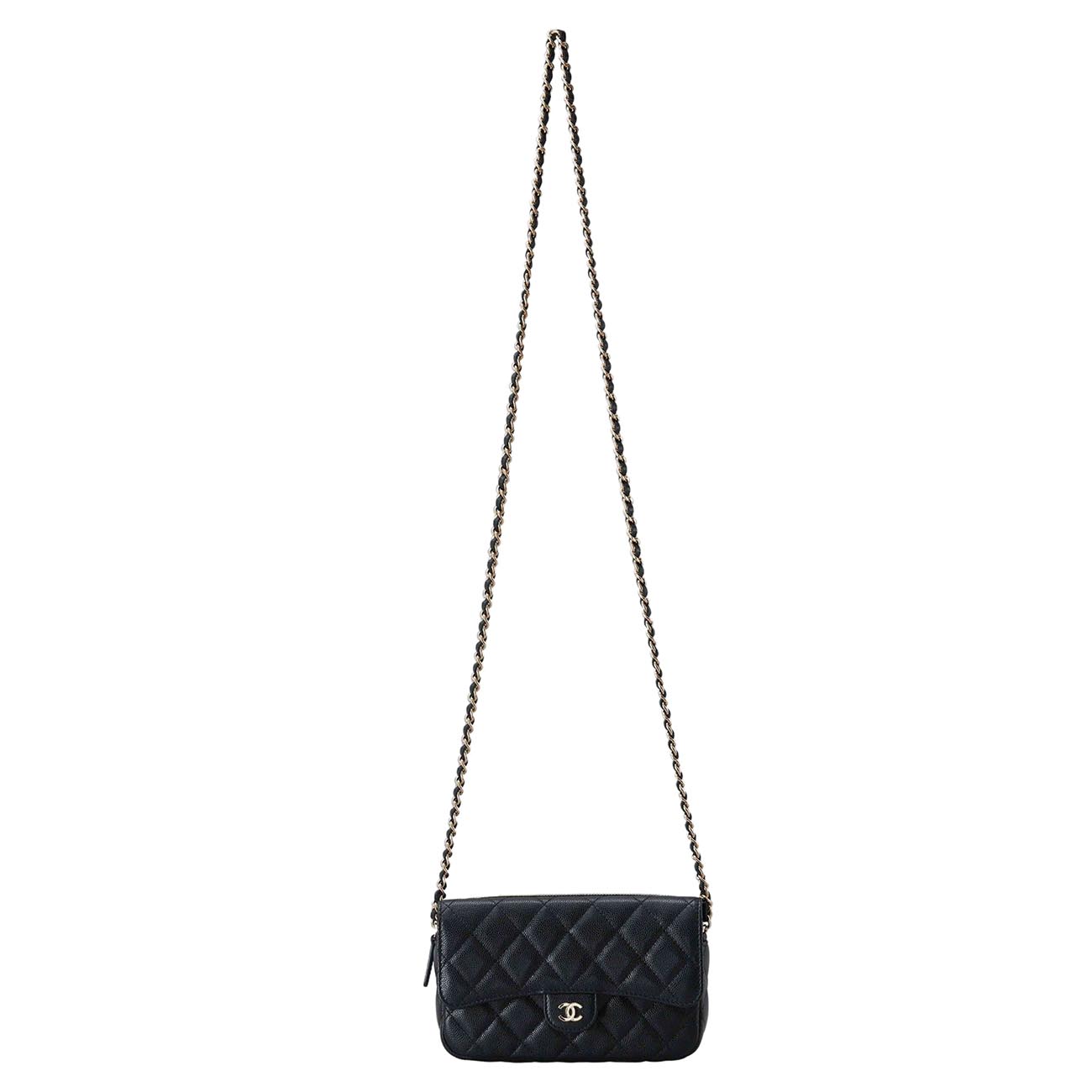 CHANEL(USED)샤넬 AP2096 클래식 더블 폰홀더 플랩 체인 WOC