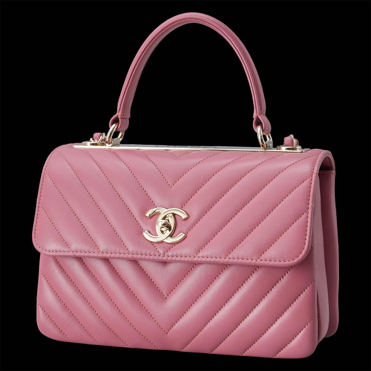 CHANEL(USED)샤넬 쉐브론 트렌디 CC 스몰