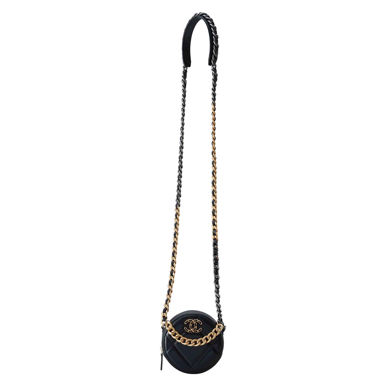 CHANEL(USED)샤넬 AP0945 램스킨 동그리 체인백