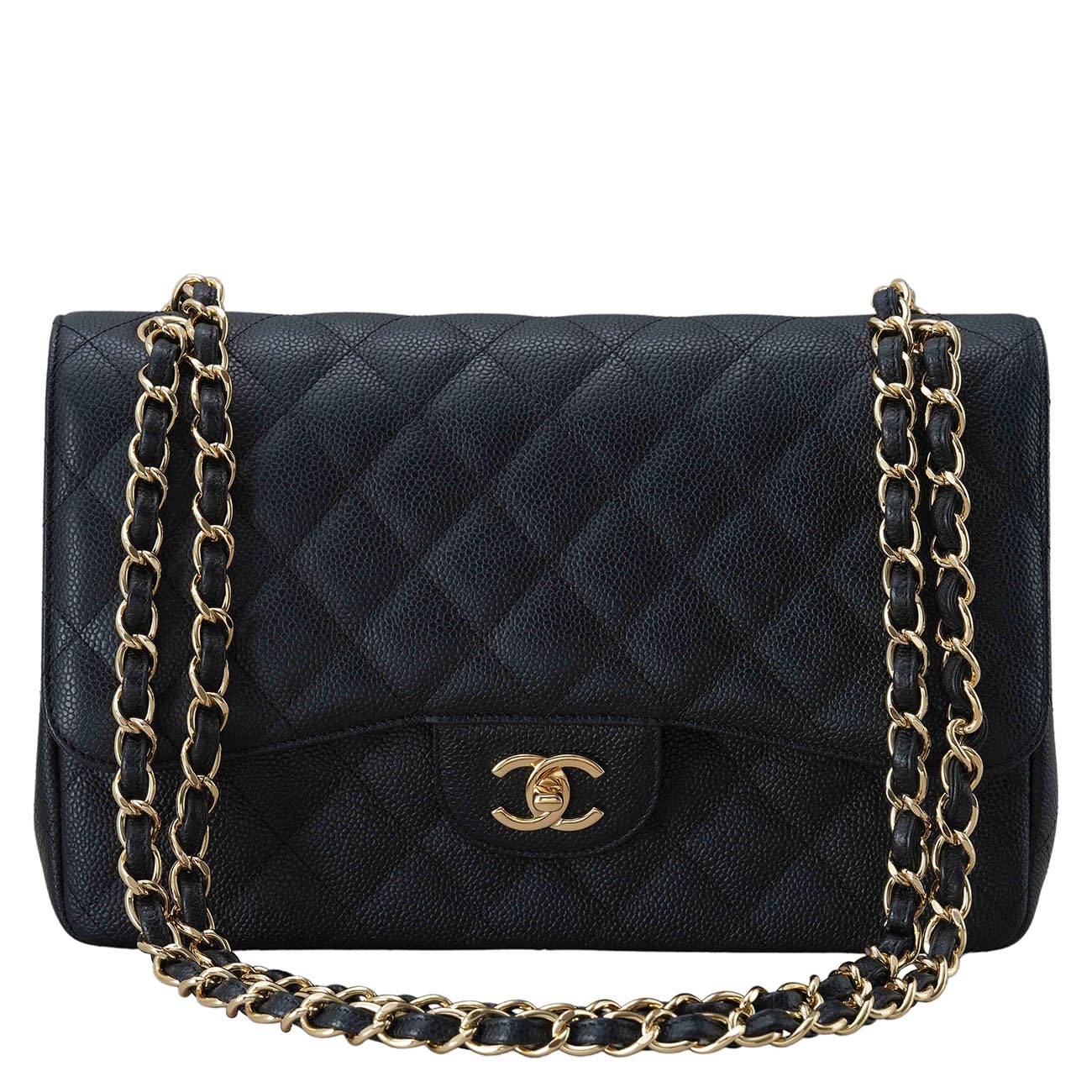 CHANEL(USED)샤넬 캐비어 클래식 라지 플랩백