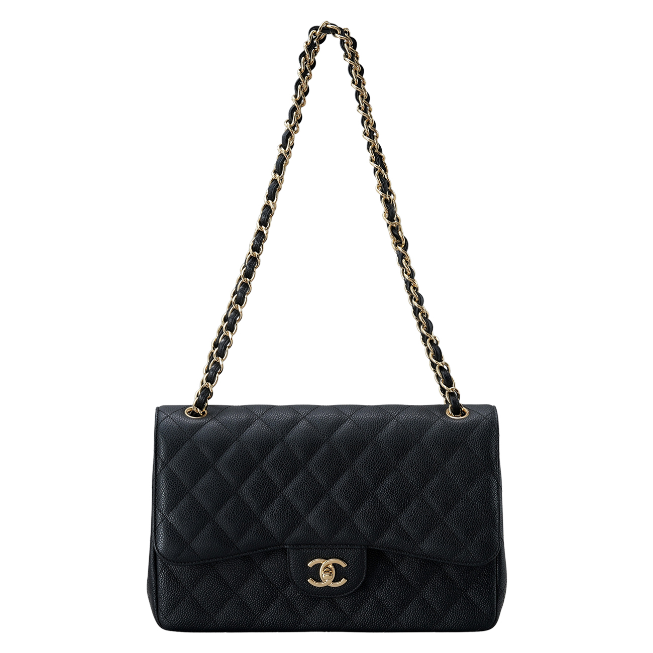 CHANEL(USED)샤넬 캐비어 클래식 라지 플랩백