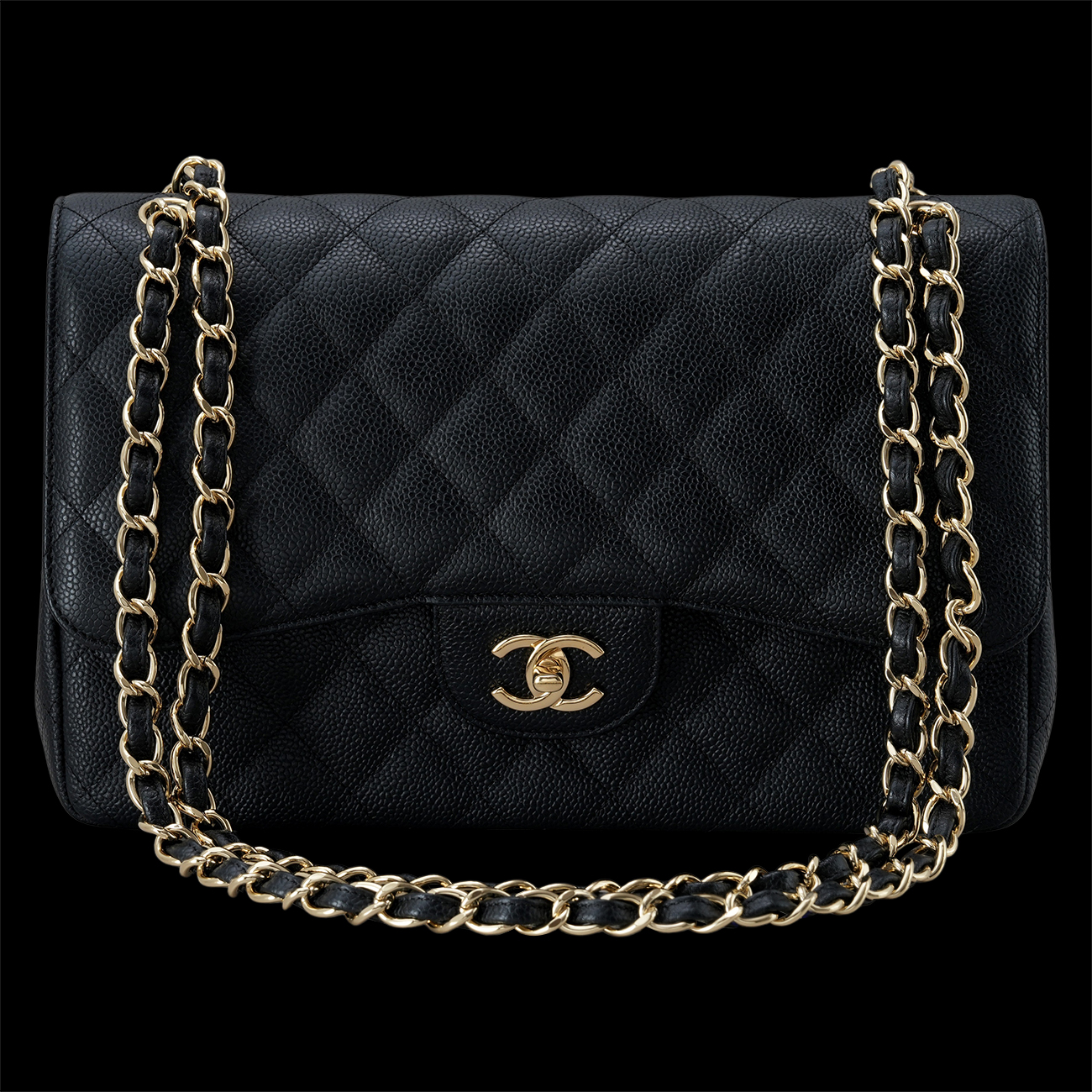 CHANEL(USED)샤넬 캐비어 클래식 라지 플랩백