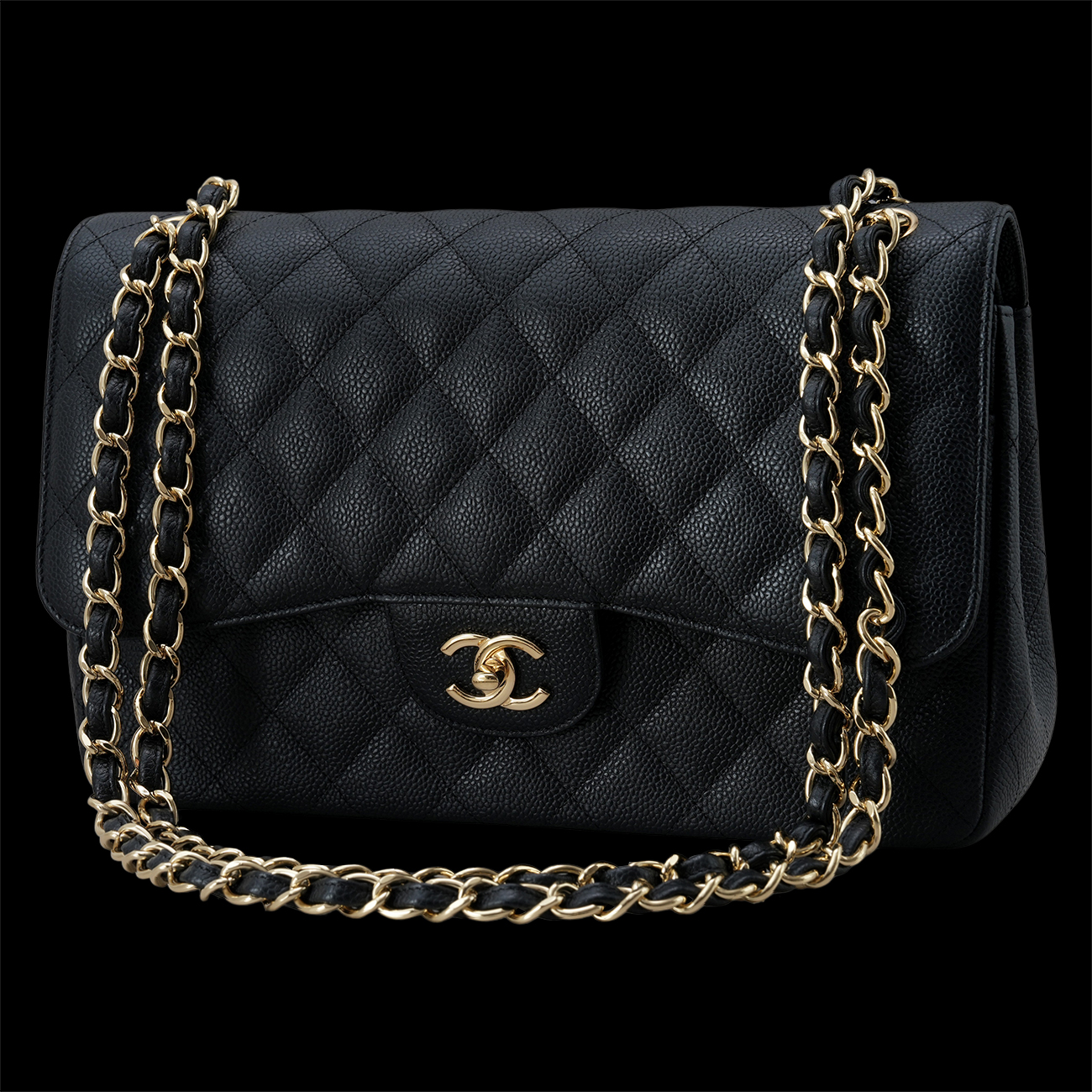 CHANEL(USED)샤넬 캐비어 클래식 라지 플랩백