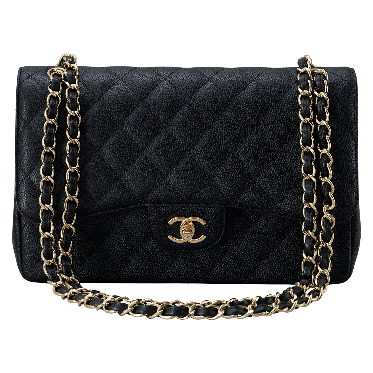 CHANEL(USED)샤넬 캐비어 클래식 라지 플랩백