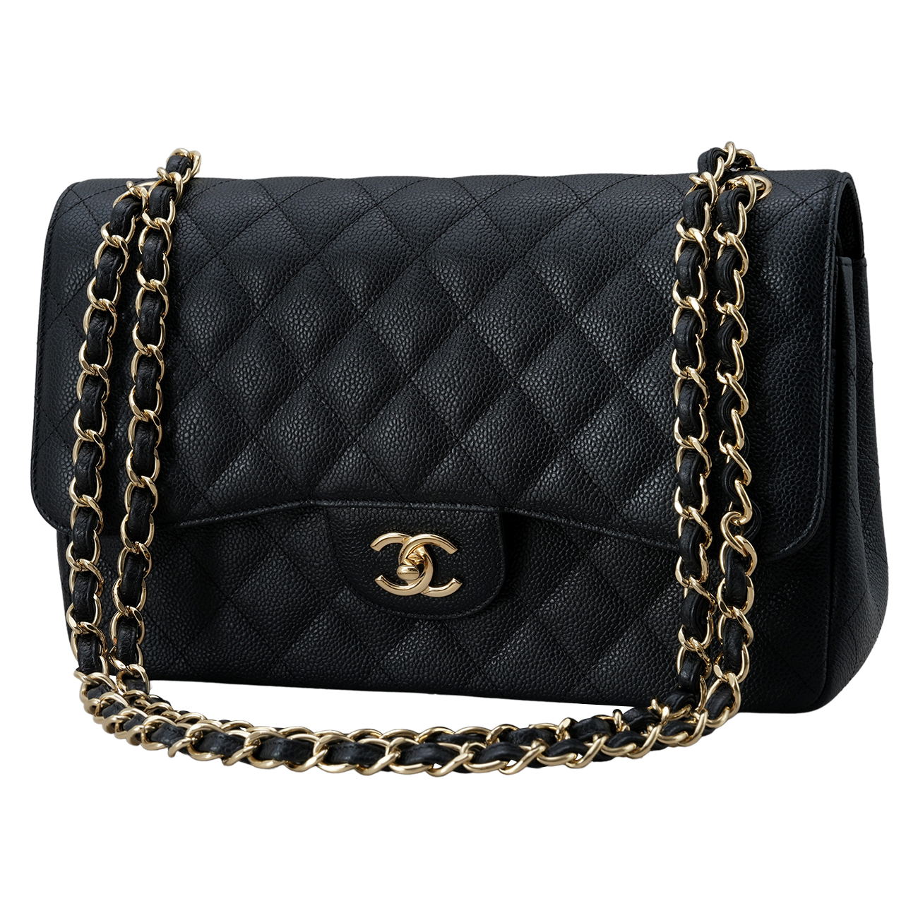 CHANEL(USED)샤넬 캐비어 클래식 라지 플랩백