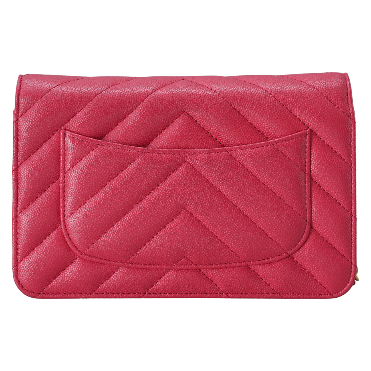 CHANEL(USED)샤넬 시즌 캐비어 쉐브론 클래식 WOC