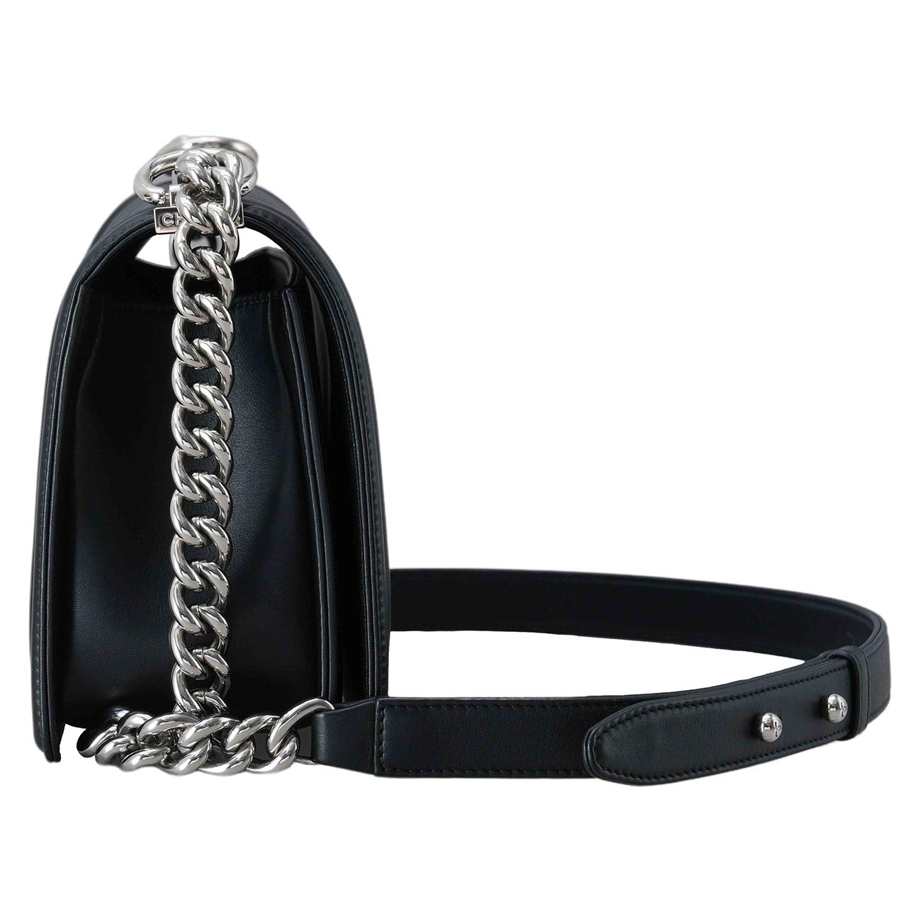 CHANEL(USED)샤넬 쉐브론 보이샤넬 미듐 플랩백