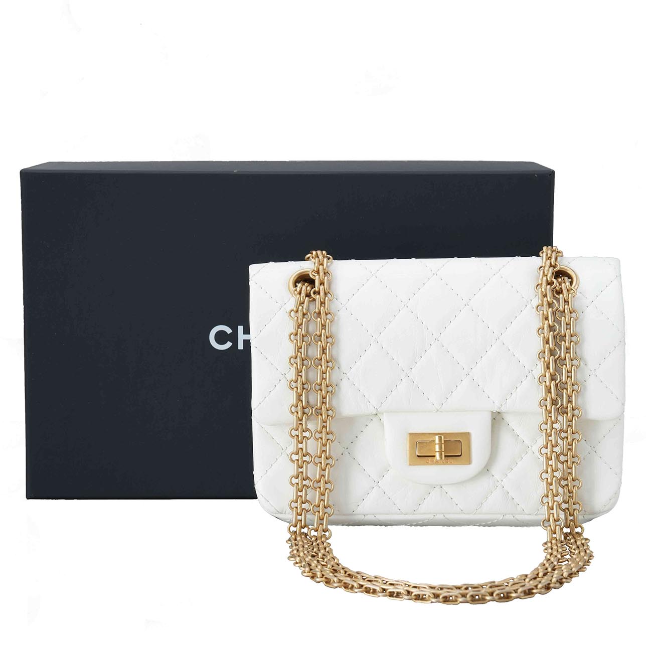 CHANEL(USED)샤넬 빈티지 2.55 미니 체인 숄더백