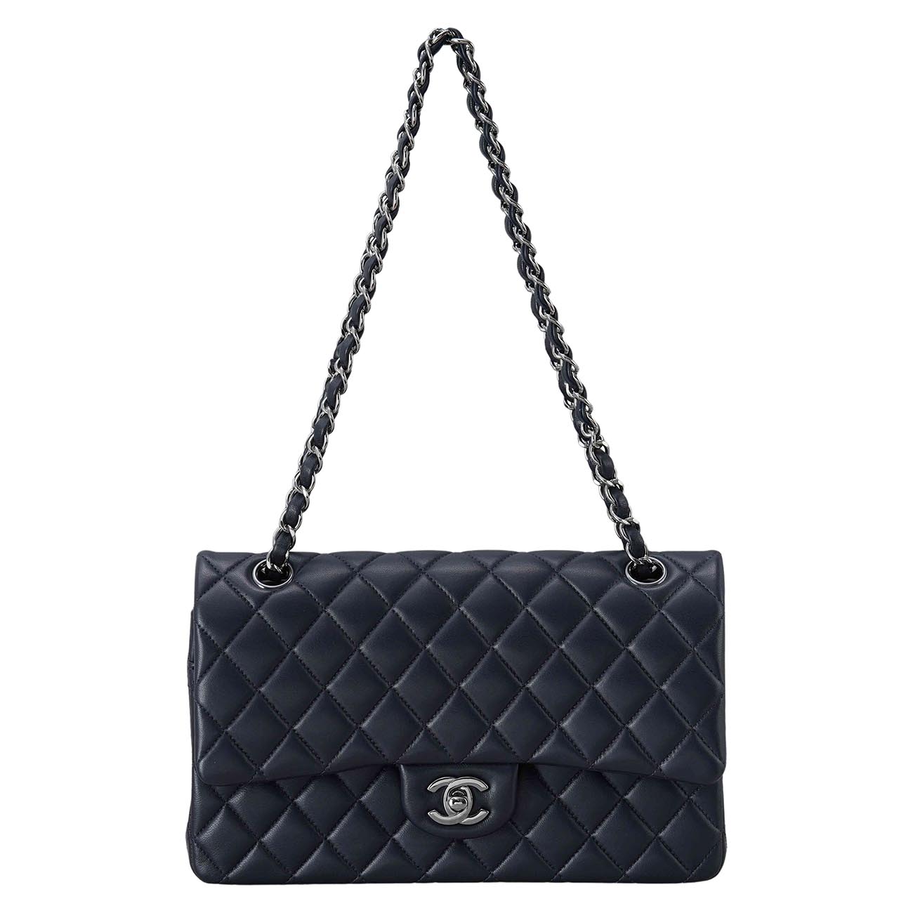 CHANEL(USED)샤넬 램스킨 클래식 미듐 플랩백